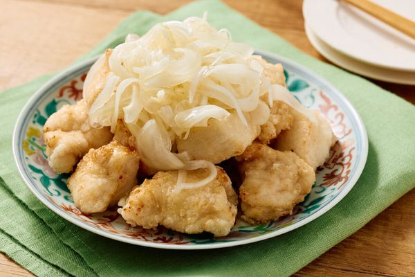 シャキシャキ玉ねぎの甘酢唐揚げ