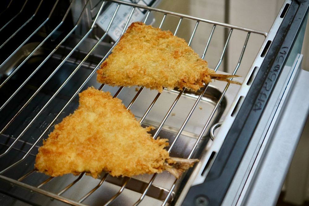 アジフライ グリル