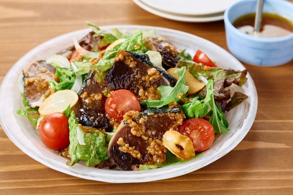 ニュースキン 3点＋レシピ レシピ】三升漬けで楽しむ!「初ガツオのサラダ仕立て」 | 東京ガス