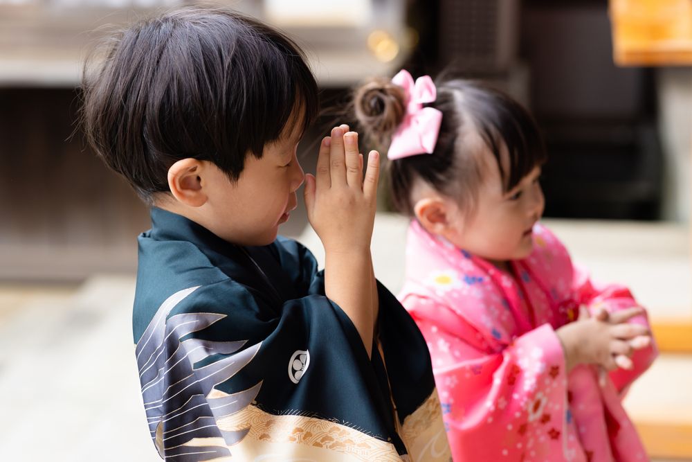 男の子の七五三のお参り