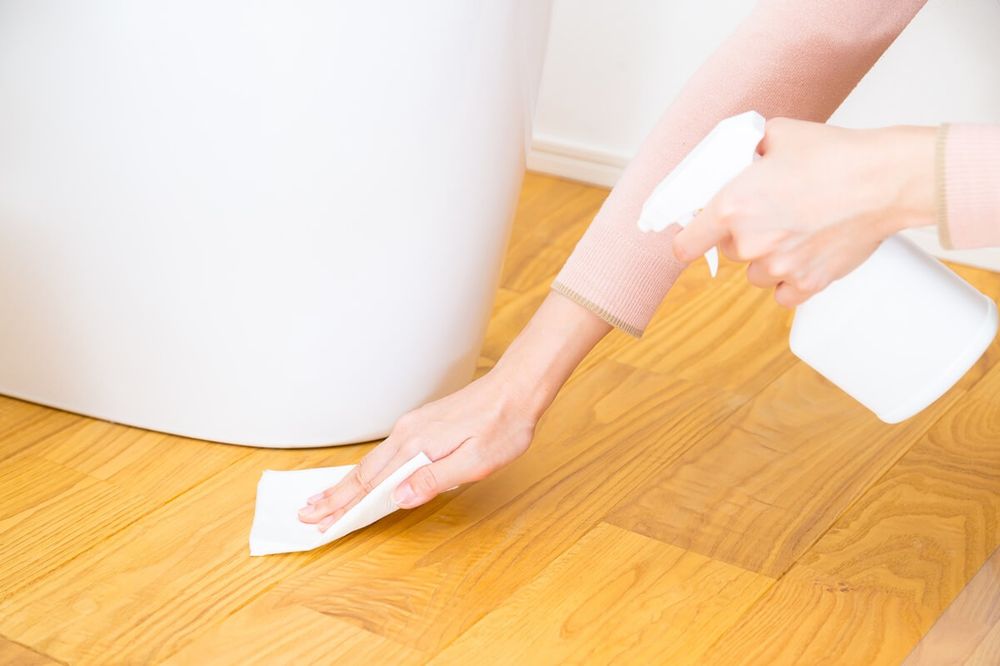 【STEP3】クエン酸水やアルコールで仕上げ拭き