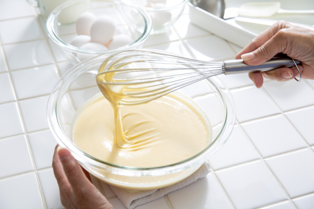 ホットケーキ作り