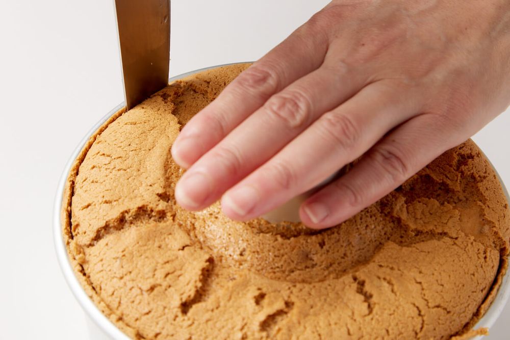 シフォンケーキの型抜き2