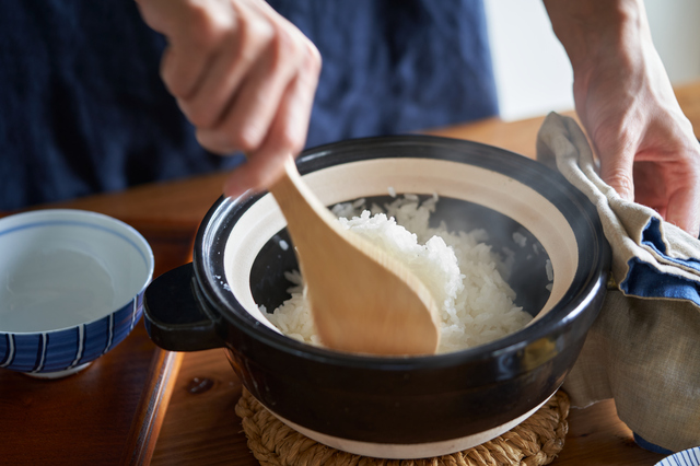 土鍋で炊いたご飯