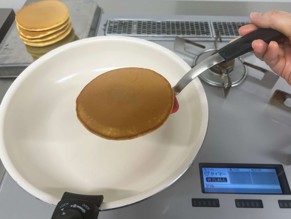 パンケーキできあがり
