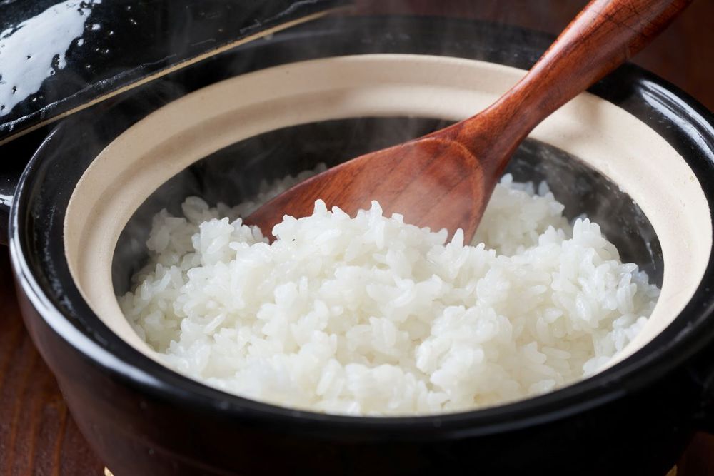 土鍋で炊いたご飯