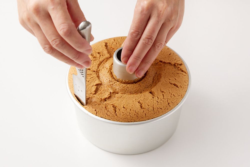 シフォンケーキの型抜き1