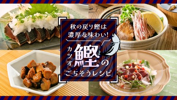 秋の戻り鰹ごちそうレシピまとめ