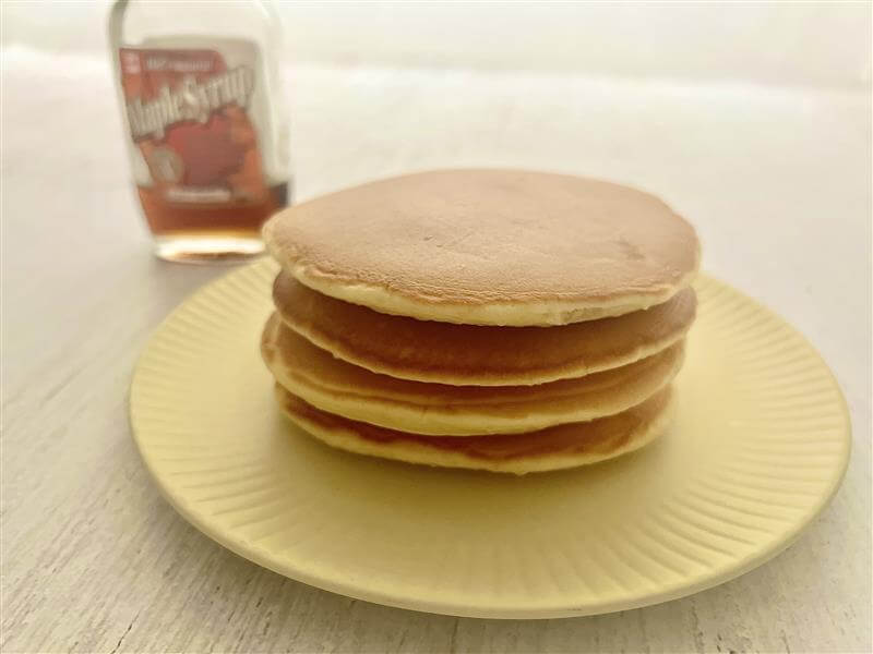 パンケーキできあがり 