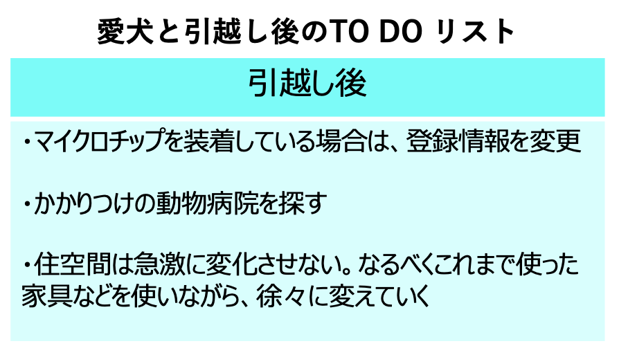 やるべきこと・気をつけること
