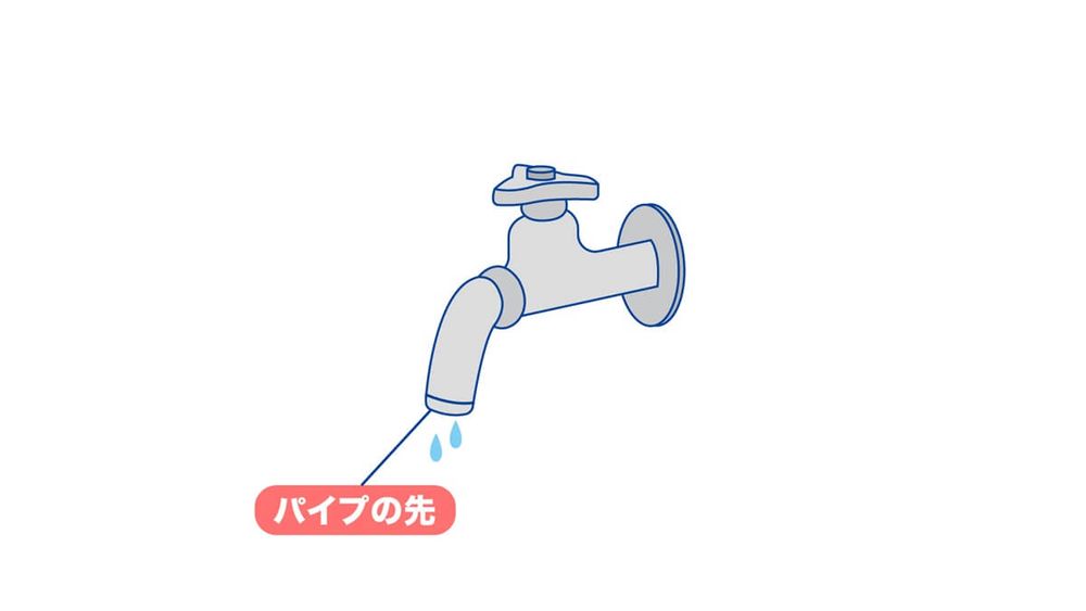 吐水口の水漏れ