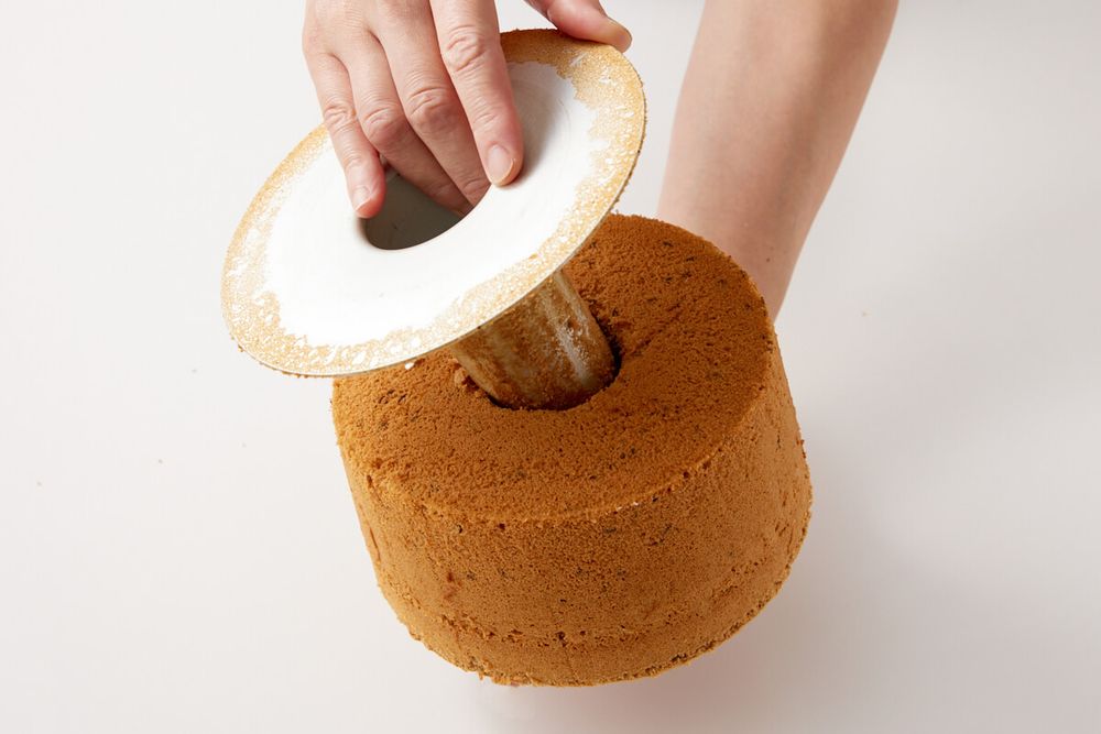 シフォンケーキの型抜き6