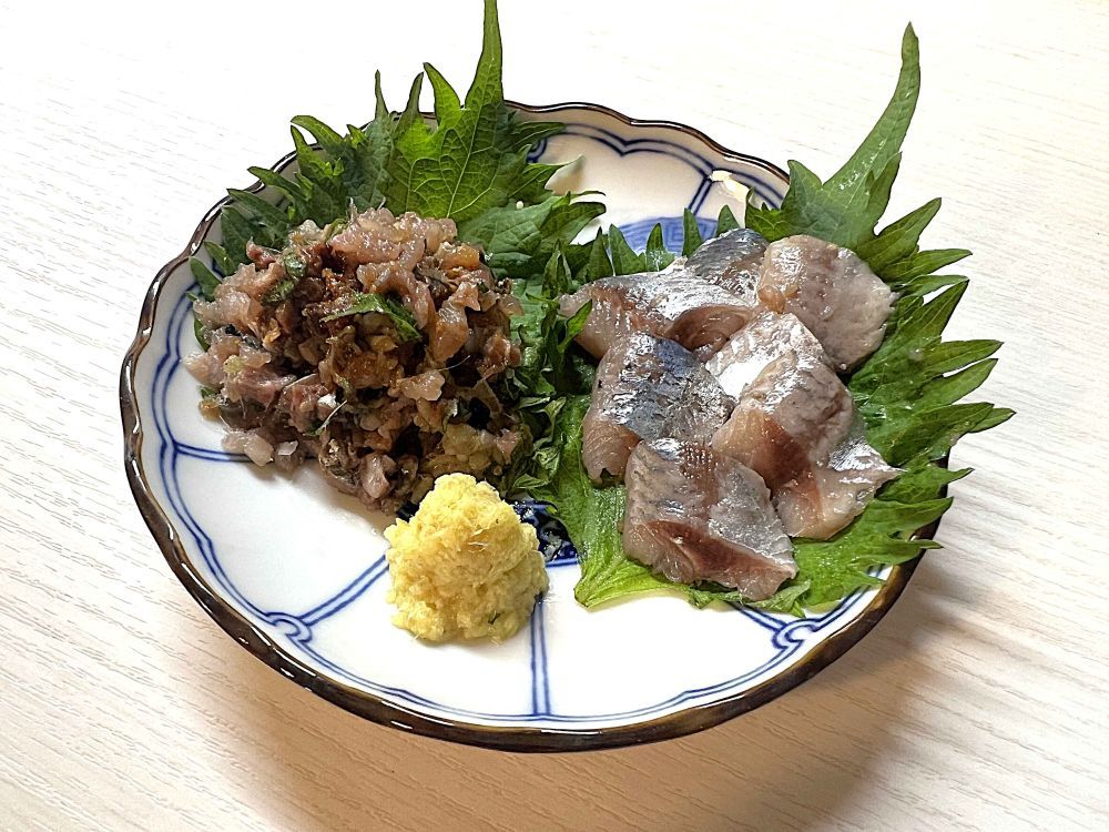 イワシの刺身