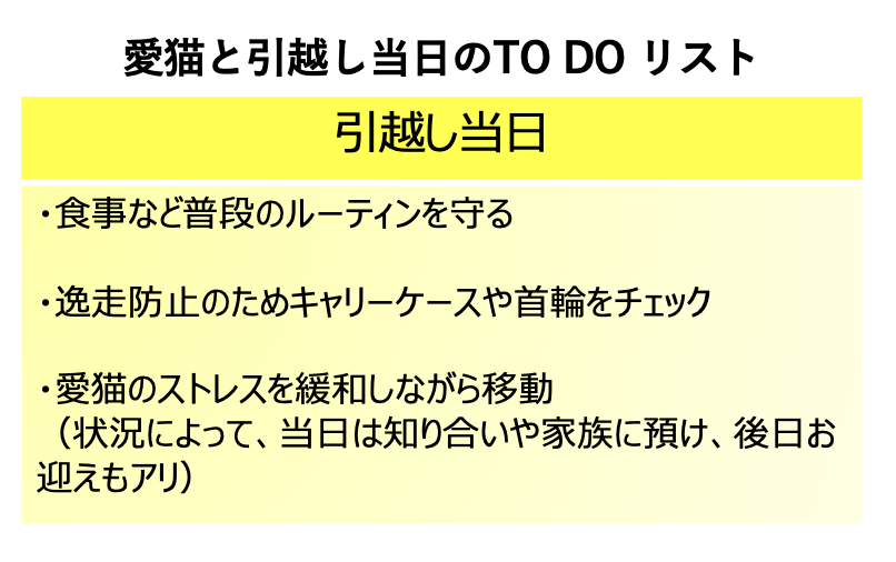 注意点と行動リスト