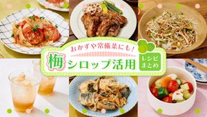 梅シロップ活用レシピ