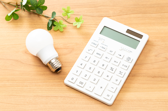 LED電球 電卓
