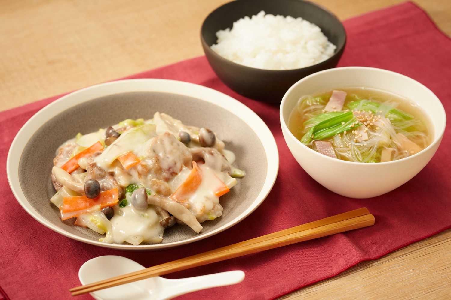 白菜 の クリーム 煮 献立