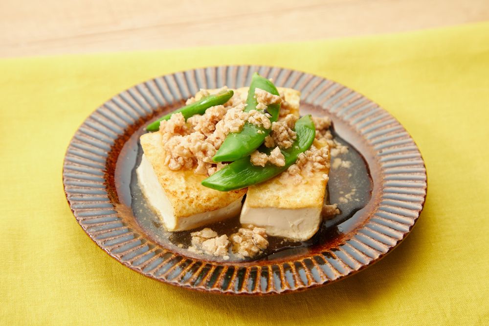 けろ豆腐 レシピ】おつまみにも「豆腐のステーキそぼろあんかけ」 | 東京ガス